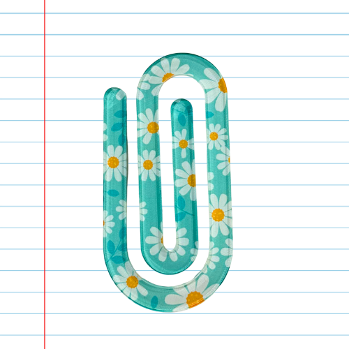 Jumbo Paper Clip-Daisy